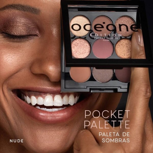 paleta de sombras pocket palette nude océane edition 7g