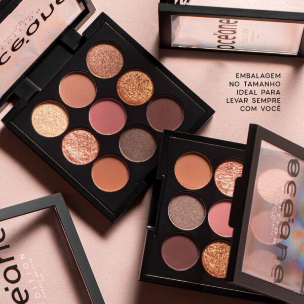 paleta de sombras pocket palette nude océane edition 7g