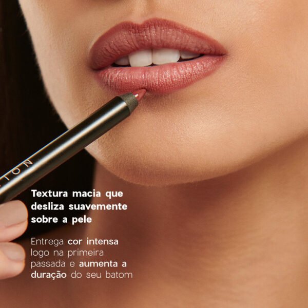 lápis de contorno labial marrom lip liner frappucino océane edition 1,2g