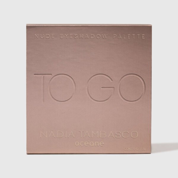 paleta de sombras nádia tambasco by océane to go nude 7,2g