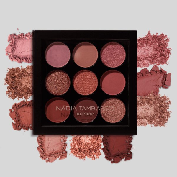 paleta de sombras nádia tambasco by océane to go nude 7,2g