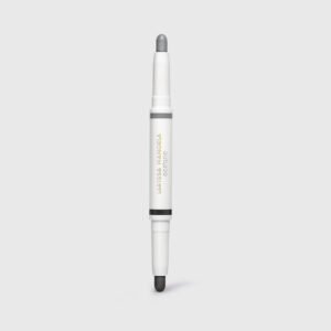 sombra em bastão dupla cinza chumbo e prata larissa manoela by océane duo eyeshadow stick moonlight and mettalic silver 2,4g
