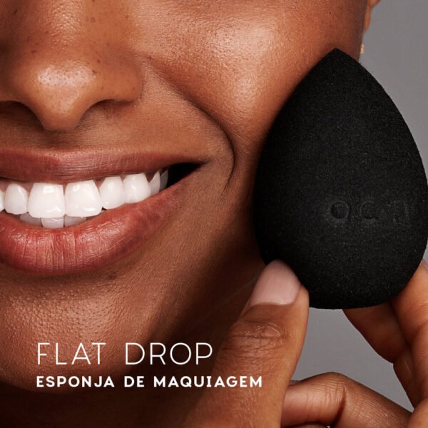 esponja de maquiagem flat drop océane edition