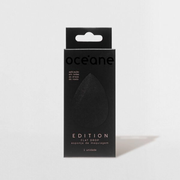 esponja de maquiagem flat drop océane edition