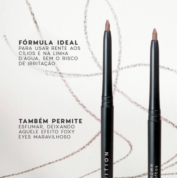 lápis de olhos retrátil marrom eyeliner brown océane edition 1,2ml
