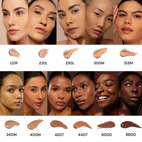 base líquida clara semi matte – skin foundation 110f océane edition 35ml