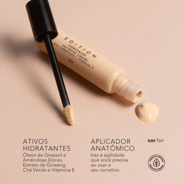 corretivo líquido claro – concealer fair océane edition 15g