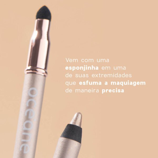 lápis para olhos dourado shine eye pencil golden océane 4you 1,4g