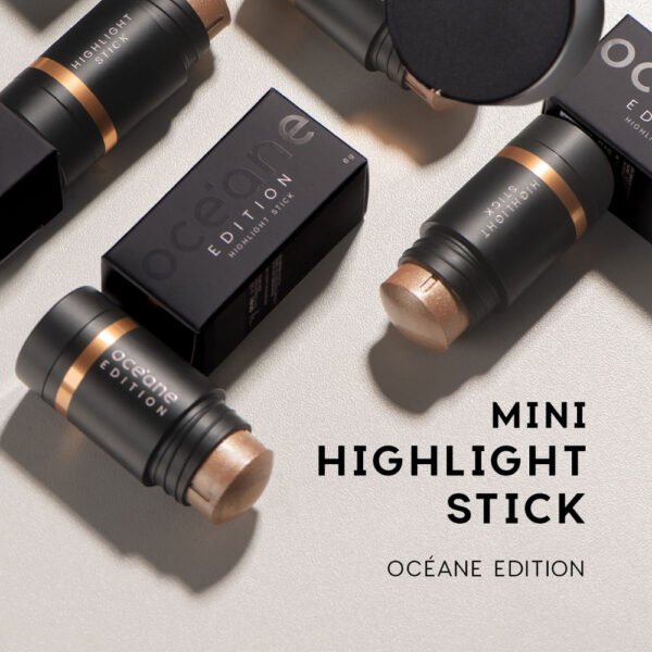 mini iluminador em bastão bronze highlight stick bronze océane edition 6g