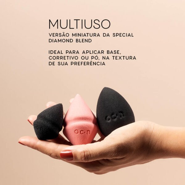 mini esponja de maquiagem mini drop océane edition