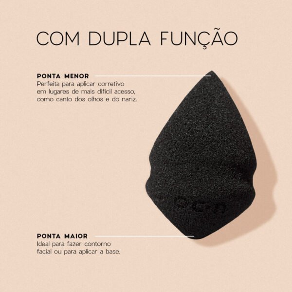 mini esponja de maquiagem mini drop océane edition
