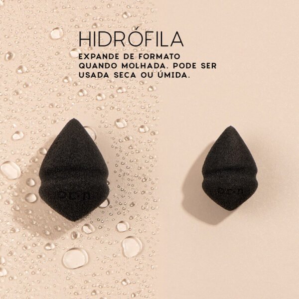 mini esponja de maquiagem mini drop océane edition