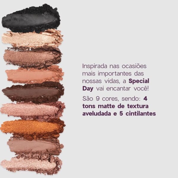 paleta de sombras special day océane purple 25g