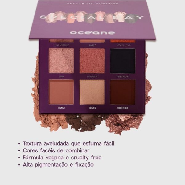 paleta de sombras special day océane purple 25g