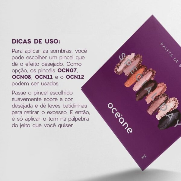 paleta de sombras special day océane purple 25g