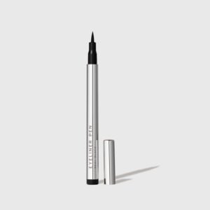 caneta delineadora de olhos preta eyeliner real black océane purple 1,8g