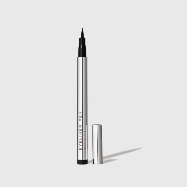 caneta delineadora de olhos preta eyeliner real black océane purple 1,8g
