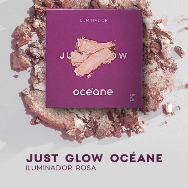 iluminador rosa just glow bouquet océane purple 6,5g