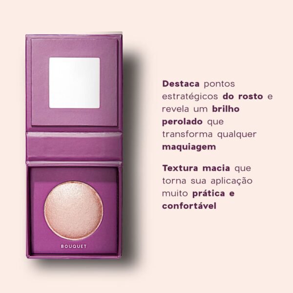 iluminador rosa just glow bouquet océane purple 6,5g