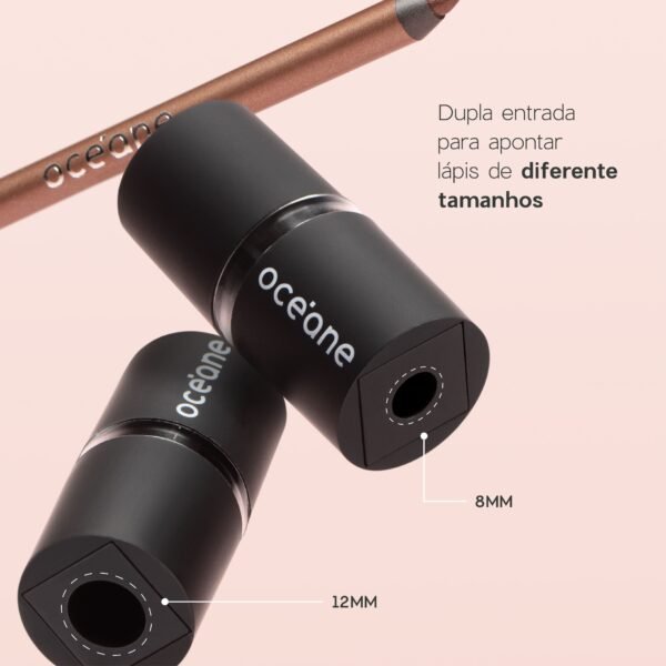 apontador para lápis de maquiagem sharpener océane