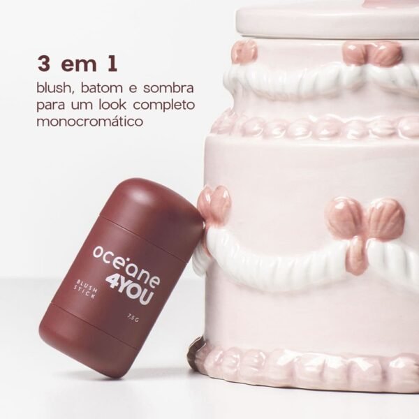 blush em bastão vinho blush stick cake 4you