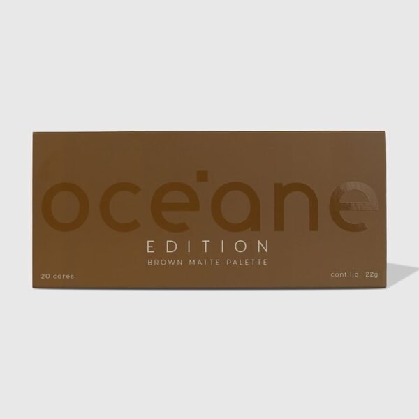paleta multifuncional brown matte palette océane edition 22g
